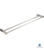 Fresca Magnifico 26" Double Towel Bar in Brushed Nickel