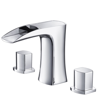 Fresca Fortore Widespread Mount Bathroom Vanity Faucet - Chrome