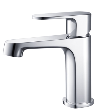 Fresca Gravina Single Hole Mount Bathroom Vanity Faucet - Chrome