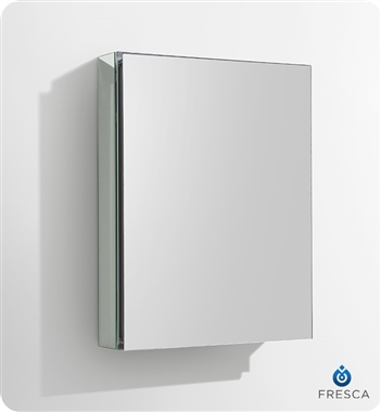 Fresca 20" Wide x 26" Tall Bathroom Medicine Cabinet with Mirrors