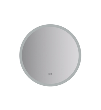 Fresca Angelo 24" Round Flat Mirror with LED Lighting