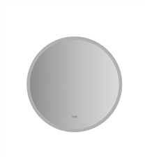 Fresca Angelo 30" Round Flat Mirror with LED Lighting