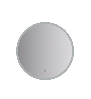 Fresca Angelo 30" Round Flat Mirror with LED Lighting