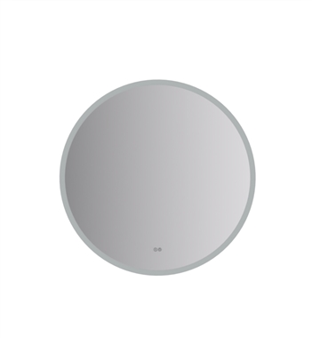 Fresca Angelo 36" Round Flat Mirror with LED Lighting