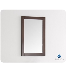 Fresca Greenwich 20" Traditional Bathroom Mirror in Antique Coffee