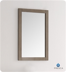 Fresca Silver Greenwich 20" Antique Silver Traditional Bathroom Mirror