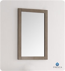 Fresca Greenwich 20" Traditional Bathroom Mirror in Antique Silver