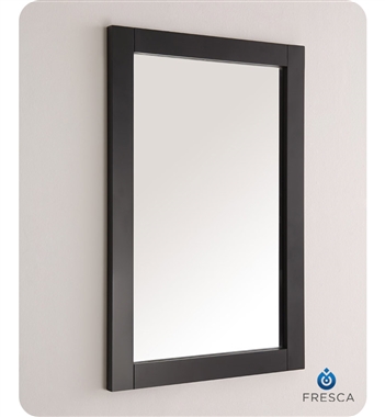 Fresca Hartford 20" Traditional Bathroom Mirror in Black