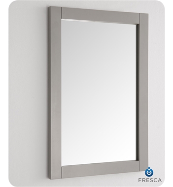 Fresca Hartford 20" Traditional Bathroom Mirror in Gray