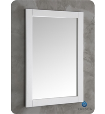 Fresca Hartford 20" Traditional Bathroom Mirror in White