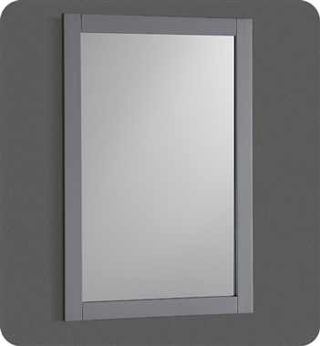 Fresca Manchester 20" Traditional Bathroom Mirror in Gray