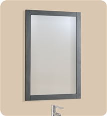 Fresca Manchester Regal 20" Traditional Bathroom Mirror in Gray Wood Veneer