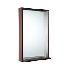 Fresca Allier 22" Mirror with Shelf in Wenge