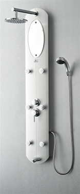 [DISCONTINUED]Fresca Novara PVC Silver Shower Massage Panel