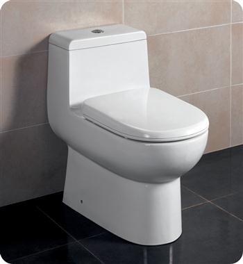 Fresca Antila One-Piece Dual Flush Toilet w/ Soft Close Seat