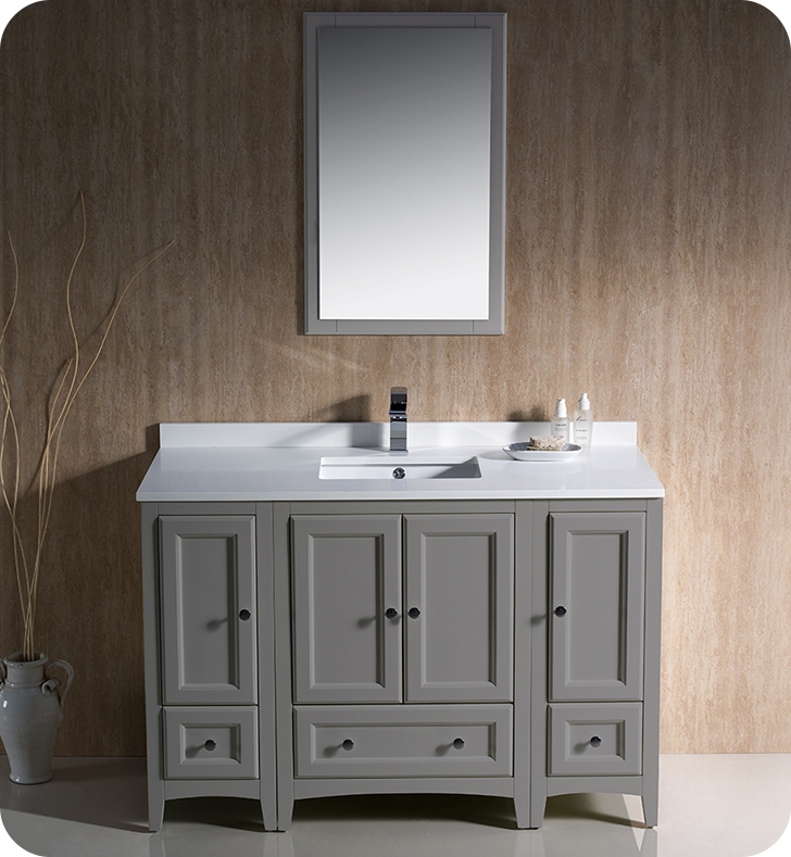 Bathroom Vanities Vanity Furniture Cabinets Rgm Blending Clean Lines With Classic Wood The Fresca Oxford Traditional Bathroom Vanity