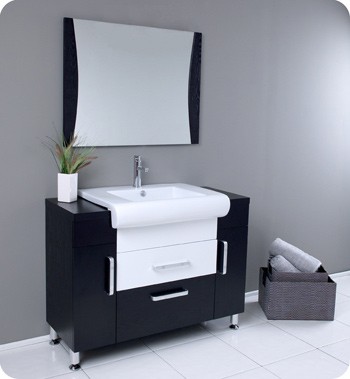 Fresca - Vita - Bathroom Vanity w/ Venge Wood Finish - FVN3013WG