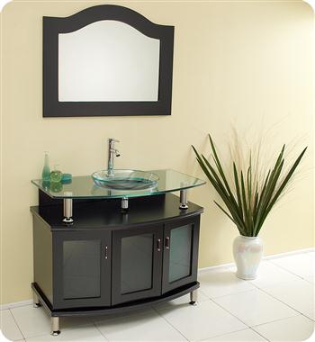 Fresca - Contento 39" - Bathroom Vanity w/ Tempered Glass Sink - FVN3316ES