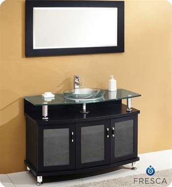 Fresca - Contento 43" - Bathroom Vanity w/ Tempered Glass Sink - FVN3317ES