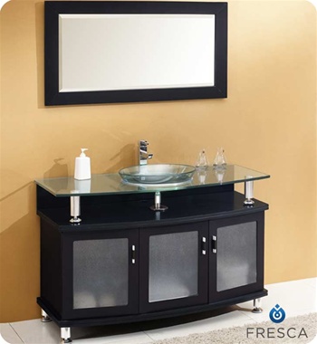 Fresca - Contento 48" - Bathroom Vanity w/ Tempered Glass Sink - FVN3318ES