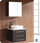 Fresca - Modella - (Espresso) Bathroom Vanity w/ White Ceramic Sink and Medicine Cabinet - FVN6185ES
