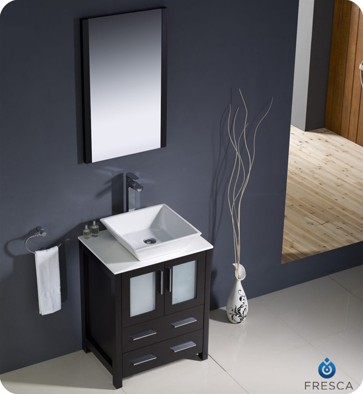 24 bathroom vanity clearance with vessel sink