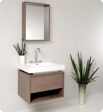 Fresca - Potenza - Bathroom Vanity w/ Medicine Cabinet - FVN8070GO