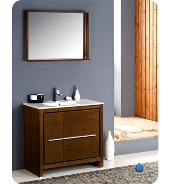 Fresca Allier 36" Modern Bathroom Vanity - Wenge