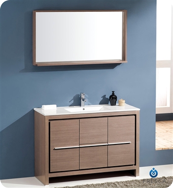 Fresca Allier 48" Modern Bathroom Vanity - Wenge