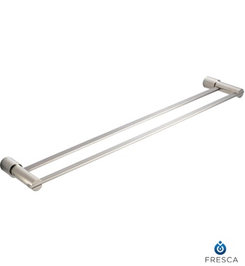 Fresca Magnifico 26" Double Towel Bar in Brushed Nickel