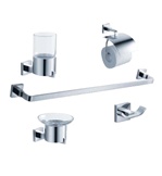 Fresca Glorioso 5-Piece Bathroom Accessory Set - Chrome