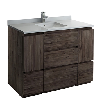 Fresca Formosa 48" Floor Standing Modern Bathroom Cabinet with Top & Sink