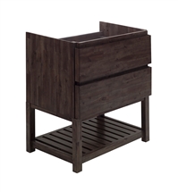 Fresca Formosa 35" Floor Standing Open Bottom Modern Bathroom Cabinet