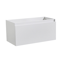 Fresca Mezzo 36" White Wall Hung Modern Bathroom Cabinet