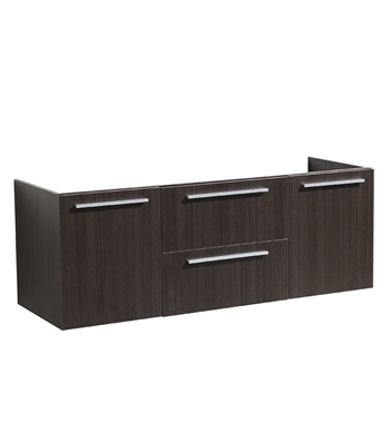Fresca Opulento 54" Gray Oak Modern Double Sink Bathroom Cabinet