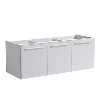 Fresca Vista 48" White Wall Hung Modern Bathroom Vanity