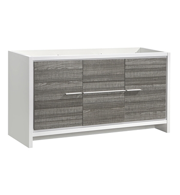 Fresca Allier Rio 60" Ash Gray Single Sink Modern Bathroom Cabinet