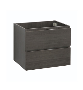 Fresca Valencia 24" Gray Oak Wall Hung Modern Bathroom Cabinet