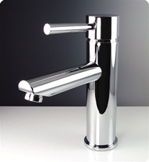 Fresca Tartaro Single Hole Mount Bathroom Faucet in Chrome