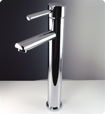 Fresca Tolerus Single Hole Vessel Mount Bathroom Faucet in Chrome