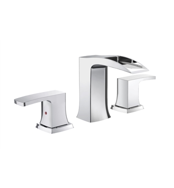 Fresca Fortore Widespread Mount Bathroom Vanity Faucet in Chrome