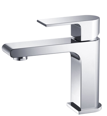 Fresca Allaro Single Hole Mount Bathroom Faucet in Chrome