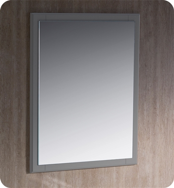 Fresca Oxford 26" Mirror in Grey