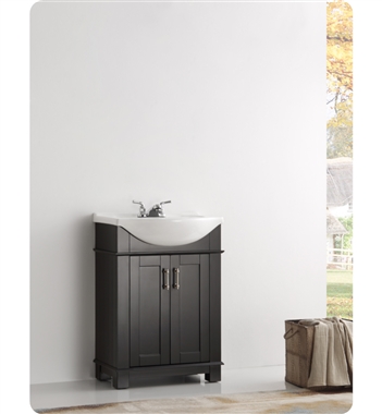 Fresca Hartford 24" Black Traditional Bathroom Vanity