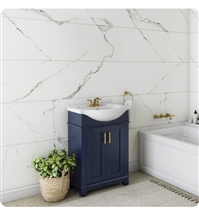 Fresca Hartford 24" Blue Traditional Bathroom Vanity