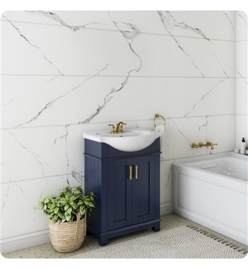 Fresca Hartford 24" Blue Traditional Bathroom Vanity