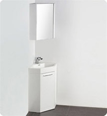 Fresca - Coda 18" - Corner Bathroom Vanity - FVN5084WH