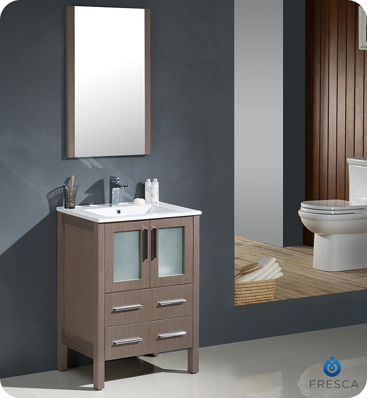 Bathroom Vanities Vanity, Gray Oak Vanity