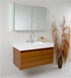 Fresca - Mezzo - (Teak) Bathroom Vanity w/ Blum Storage System - FVN8010TK